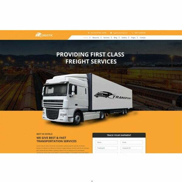 Logistic Website - HTML Template