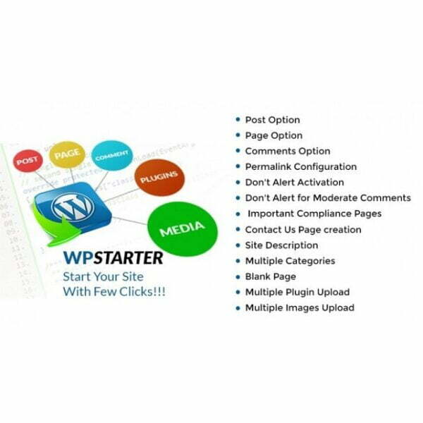 WP Starter - Wordpress Plugin